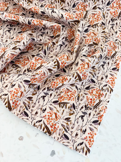 Feathered Berries Quilting Cotton