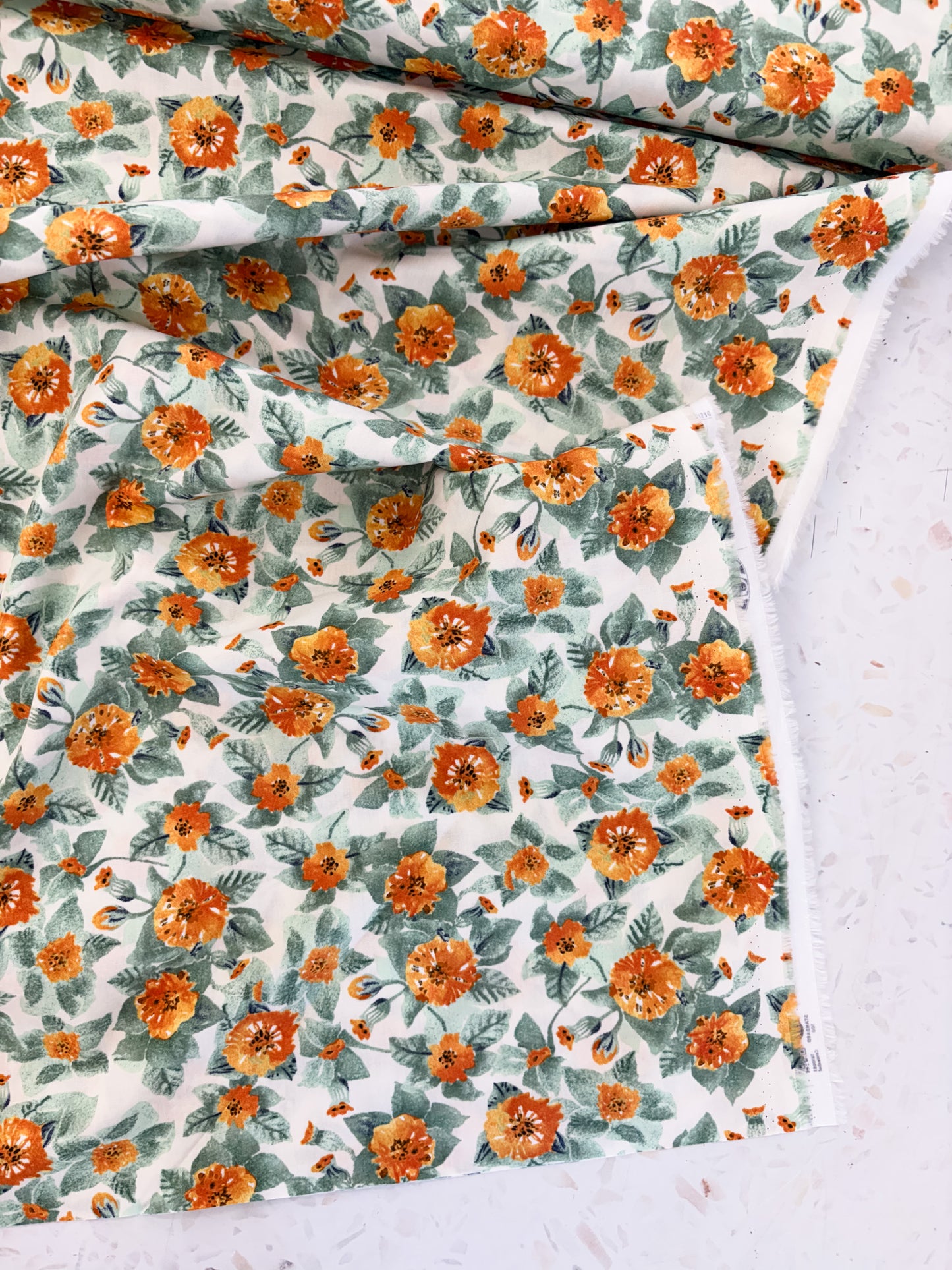 Barcelona Casa Vicens in Gold Quilting Cotton