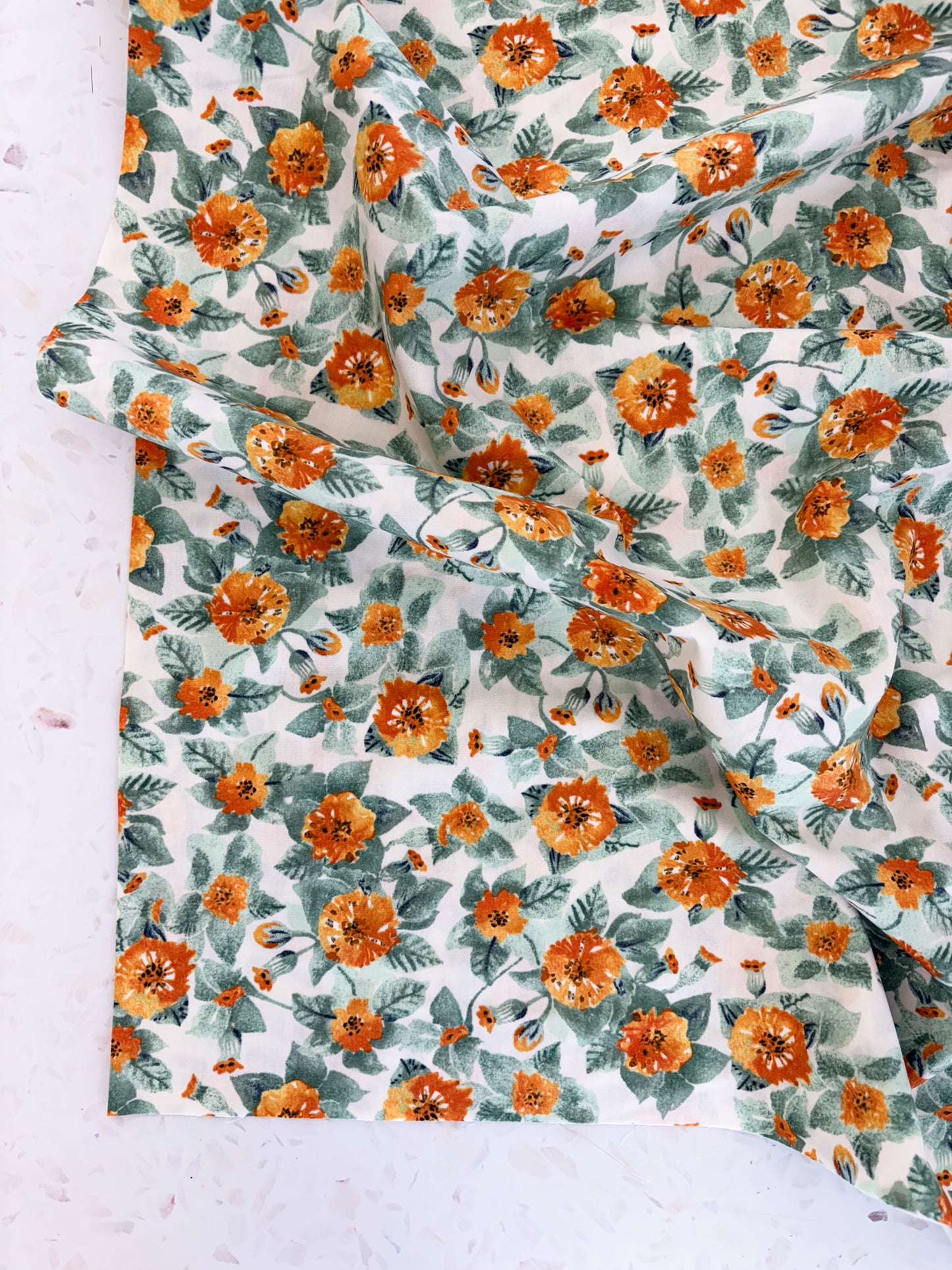 Barcelona Casa Vicens in Gold Quilting Cotton