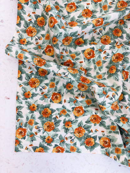 Barcelona Casa Vicens in Gold Quilting Cotton