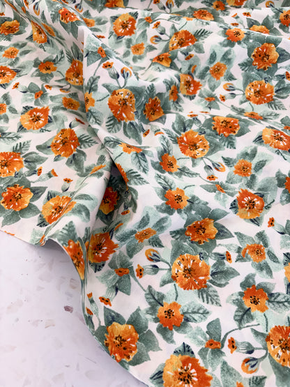 Barcelona Casa Vicens in Gold Quilting Cotton