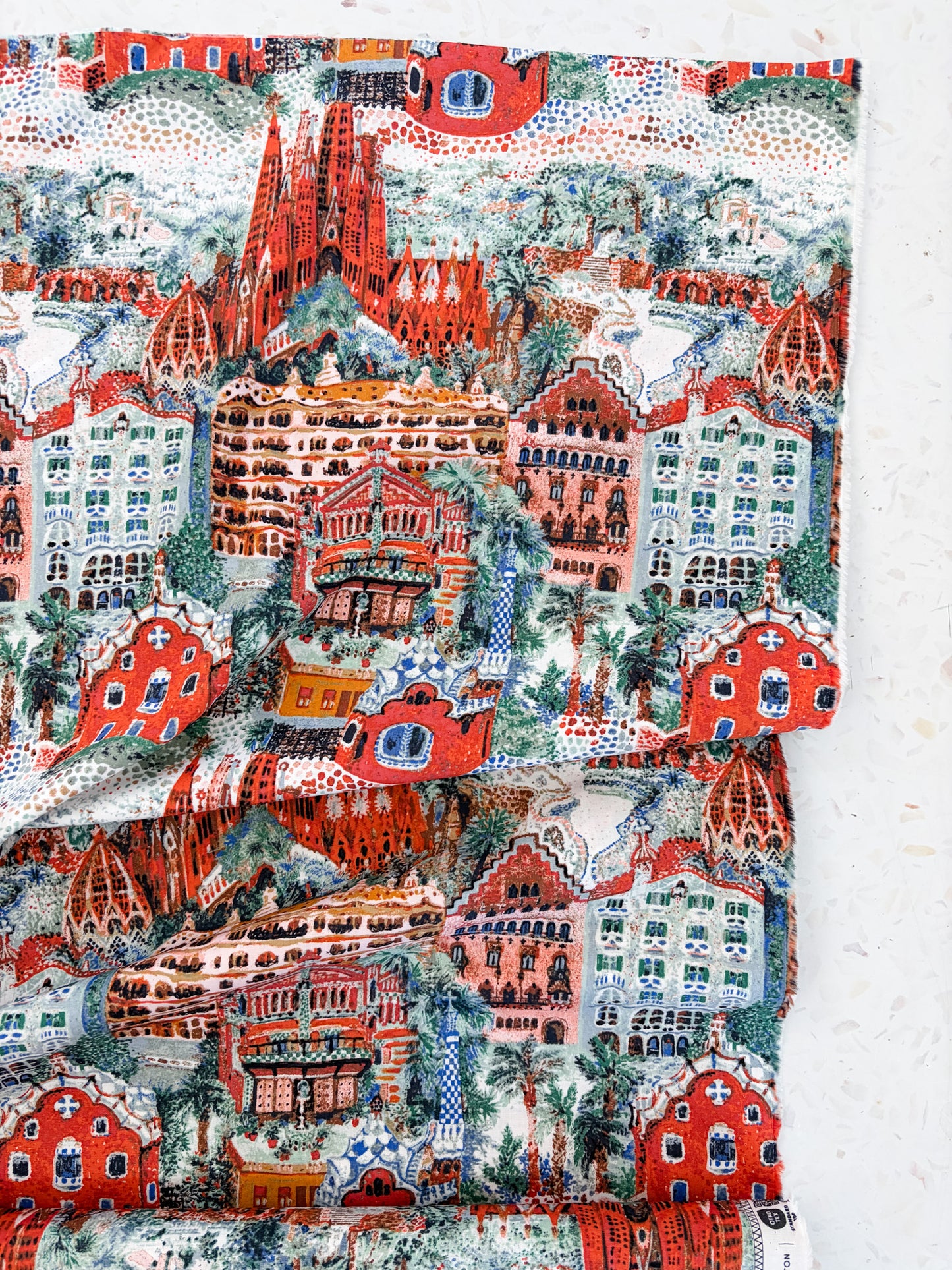Barcelona Landmarks Quilting Cotton