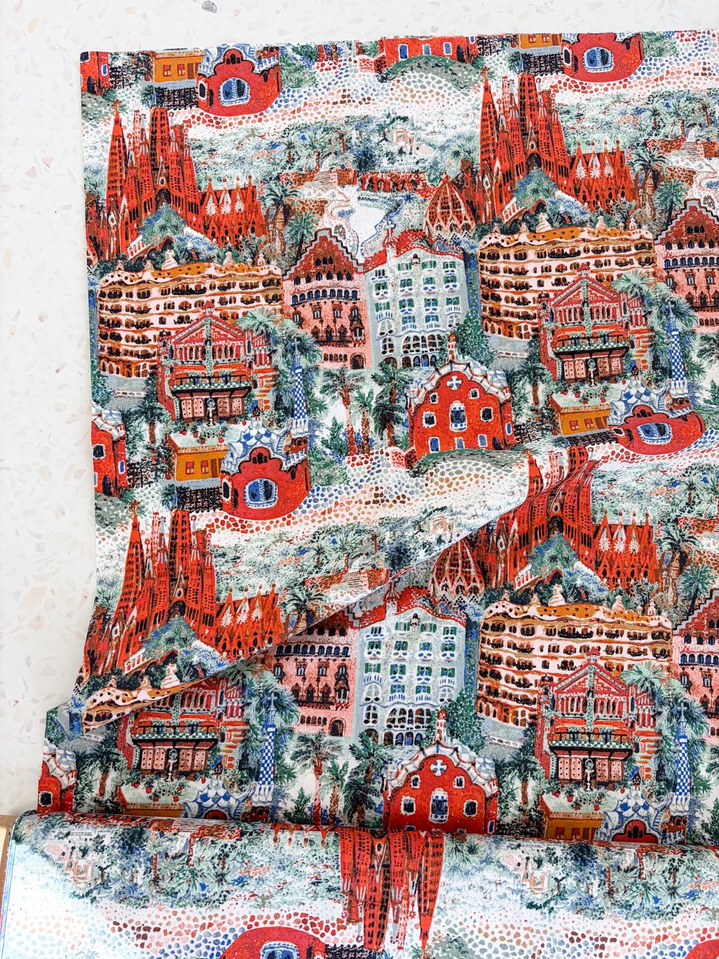Barcelona Landmarks Quilting Cotton