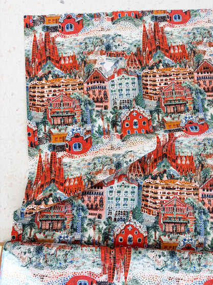 Barcelona Landmarks Quilting Cotton