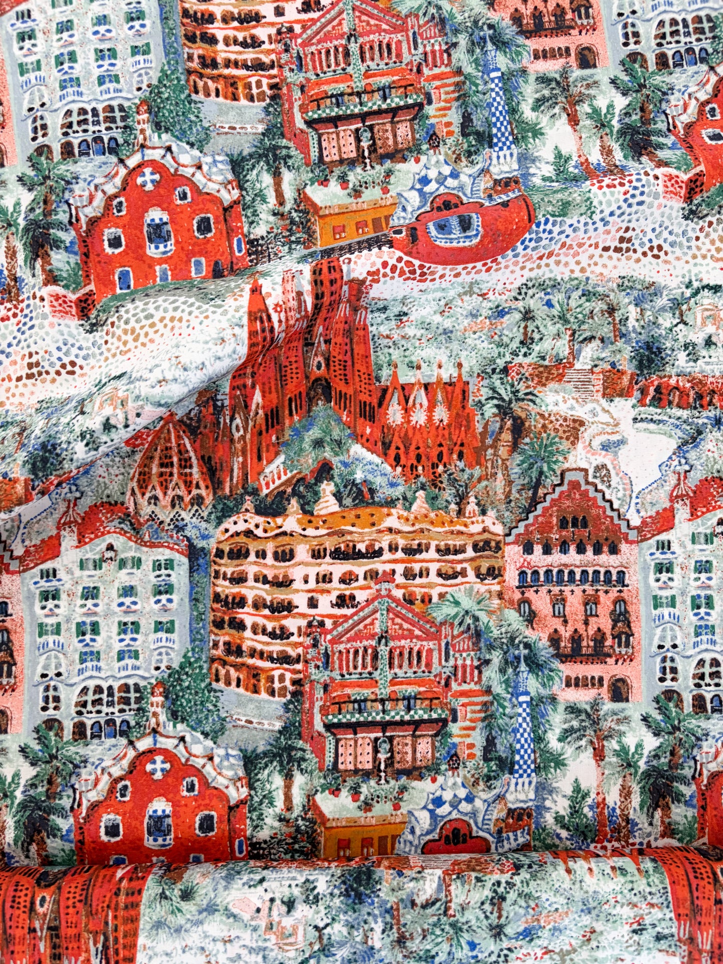 Barcelona Landmarks Quilting Cotton