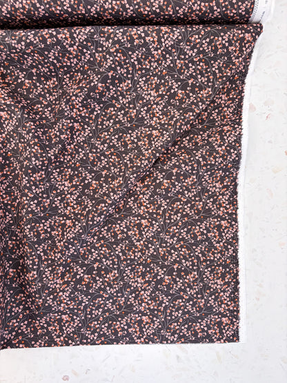 Botanical Ascent Quilting Cotton in Ume