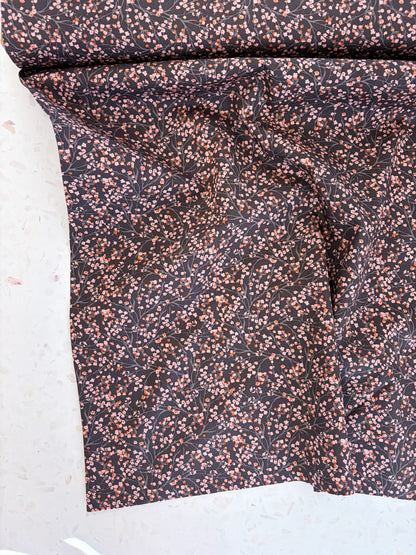 Botanical Ascent Quilting Cotton in Ume