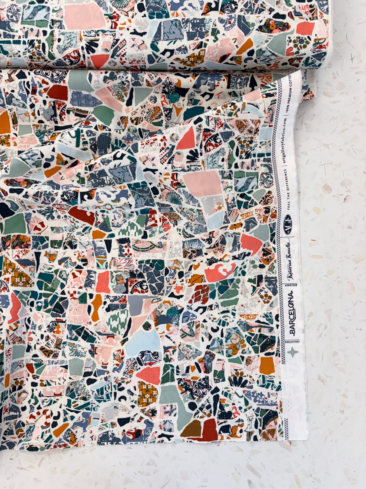 Barcelona Trencadis Tapestry Quilting Cotton