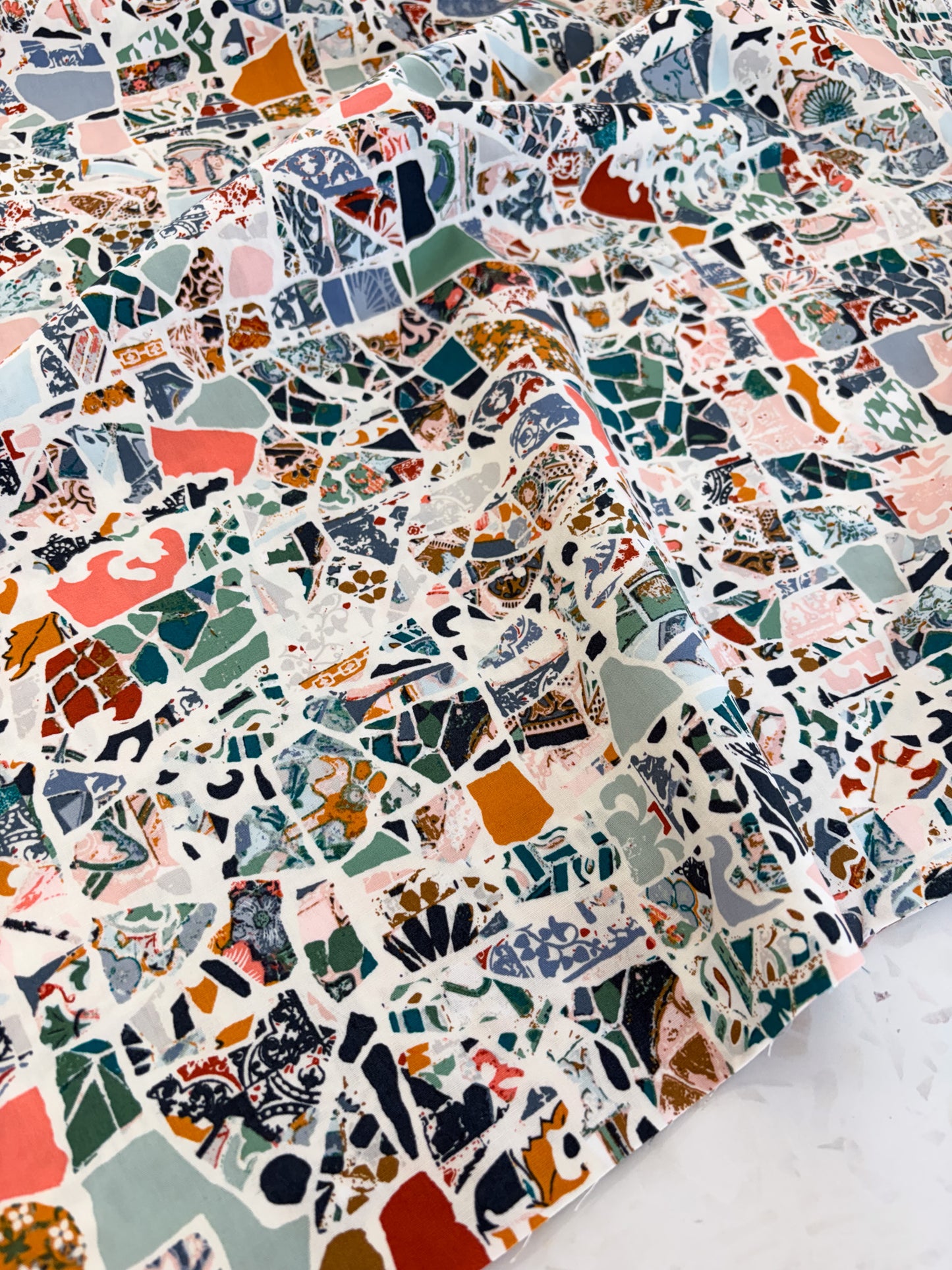 Barcelona Trencadis Tapestry Quilting Cotton