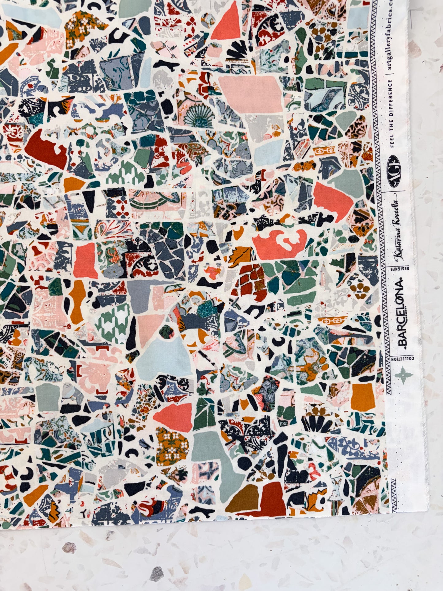 Barcelona Trencadis Tapestry Quilting Cotton