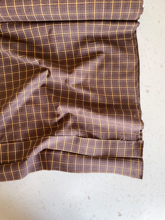Brushed Cotton – Nutmeg Plaid