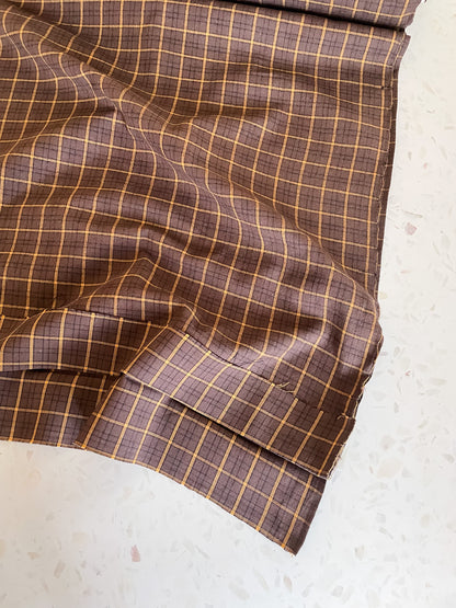 Brushed Cotton – Nutmeg Plaid