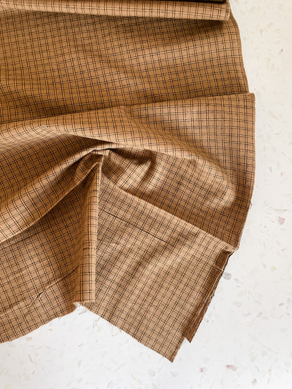 Brushed Cotton – Golden Hour Check