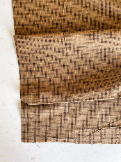Brushed Cotton – Golden Hour Check