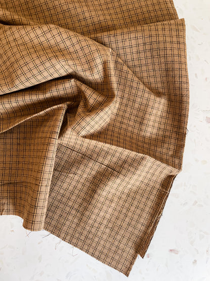 Brushed Cotton – Golden Hour Check