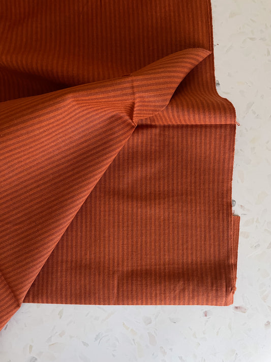 Brushed Cotton – Bonfire Stripe