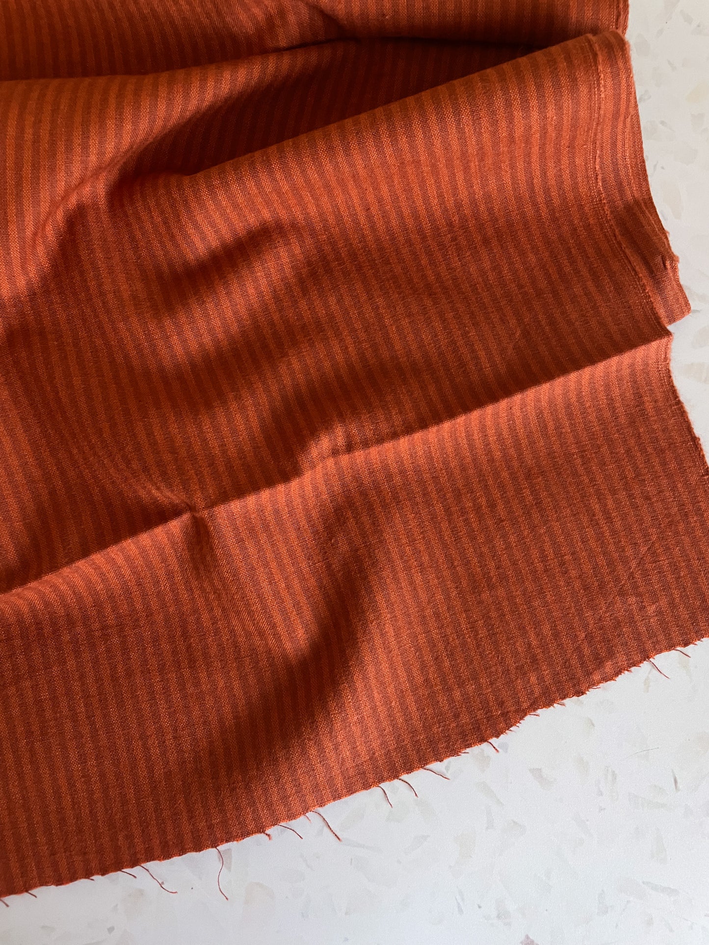Brushed Cotton – Bonfire Stripe