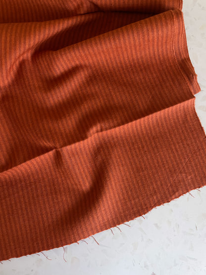 Brushed Cotton – Bonfire Stripe