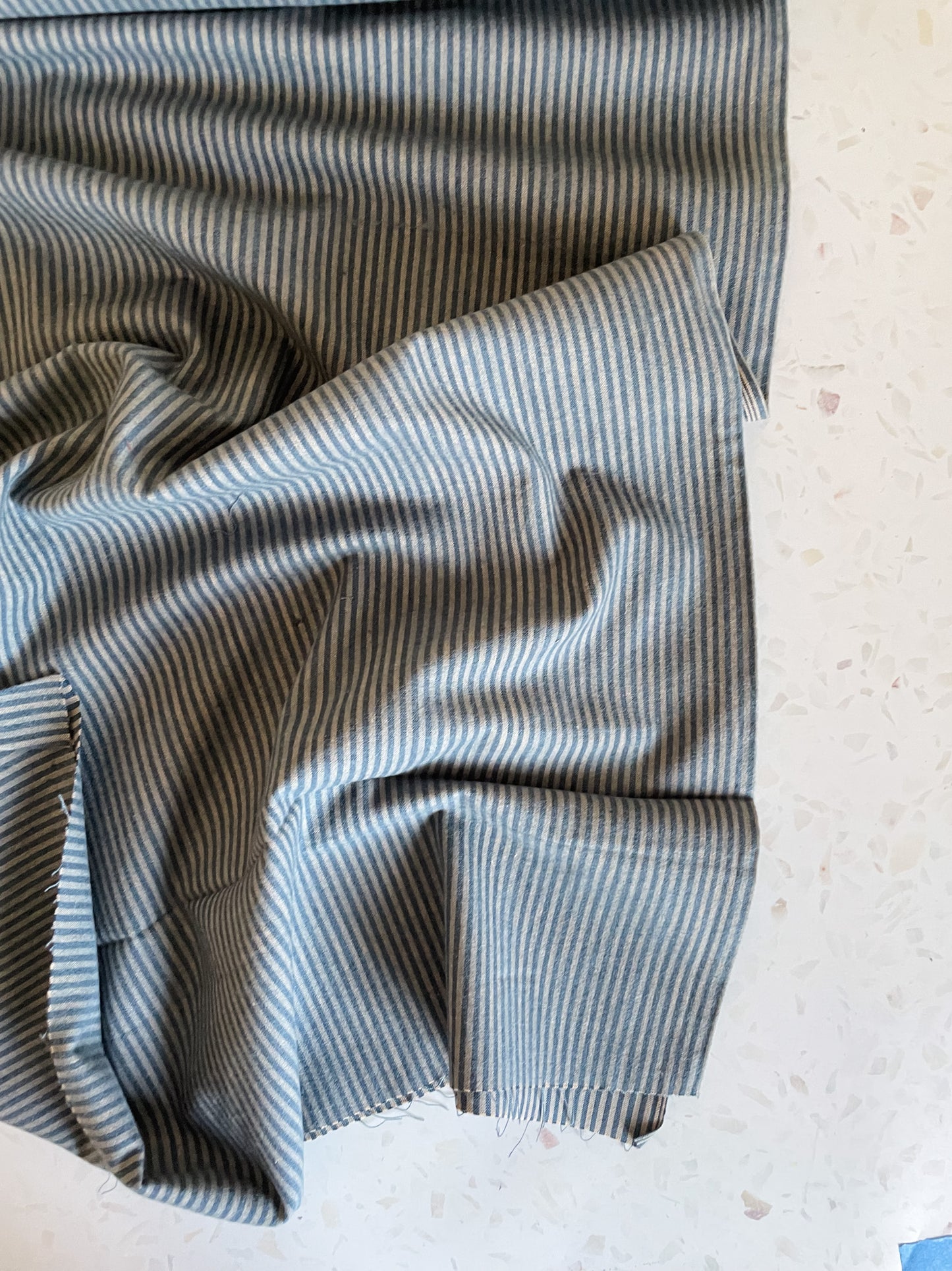 Brushed Cotton – Driftwood Stripe