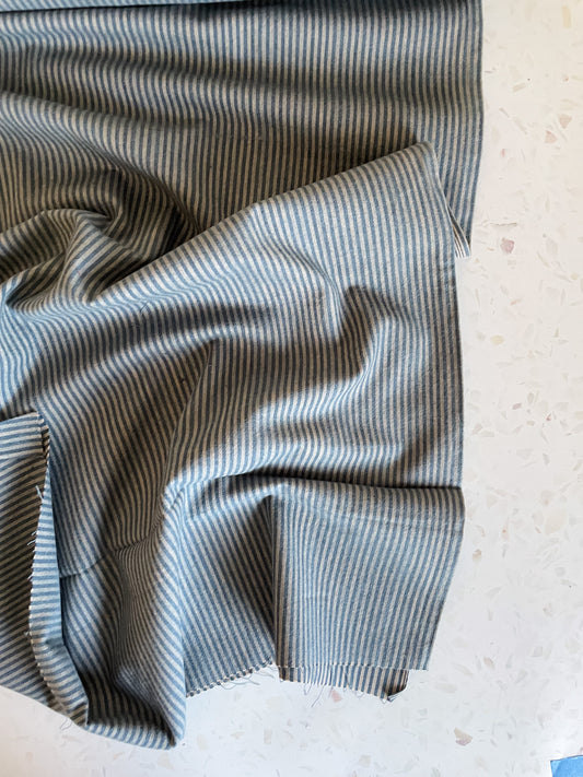Brushed Cotton – Driftwood Stripe