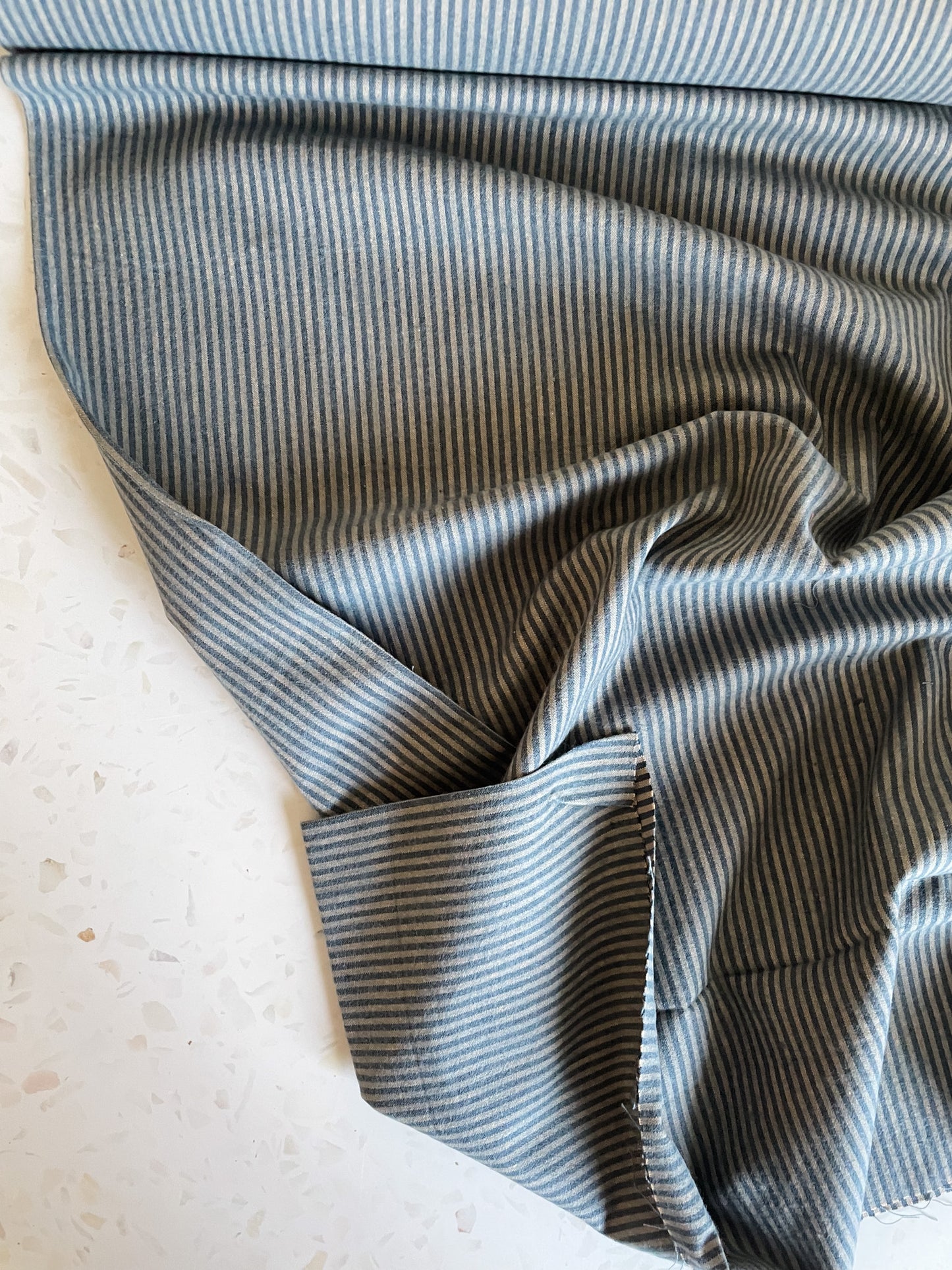 Brushed Cotton – Driftwood Stripe