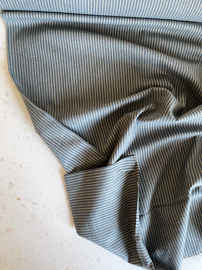 Brushed Cotton – Driftwood Stripe