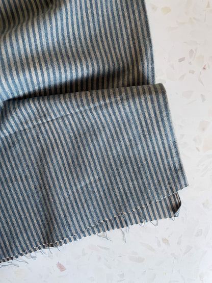 Brushed Cotton – Driftwood Stripe