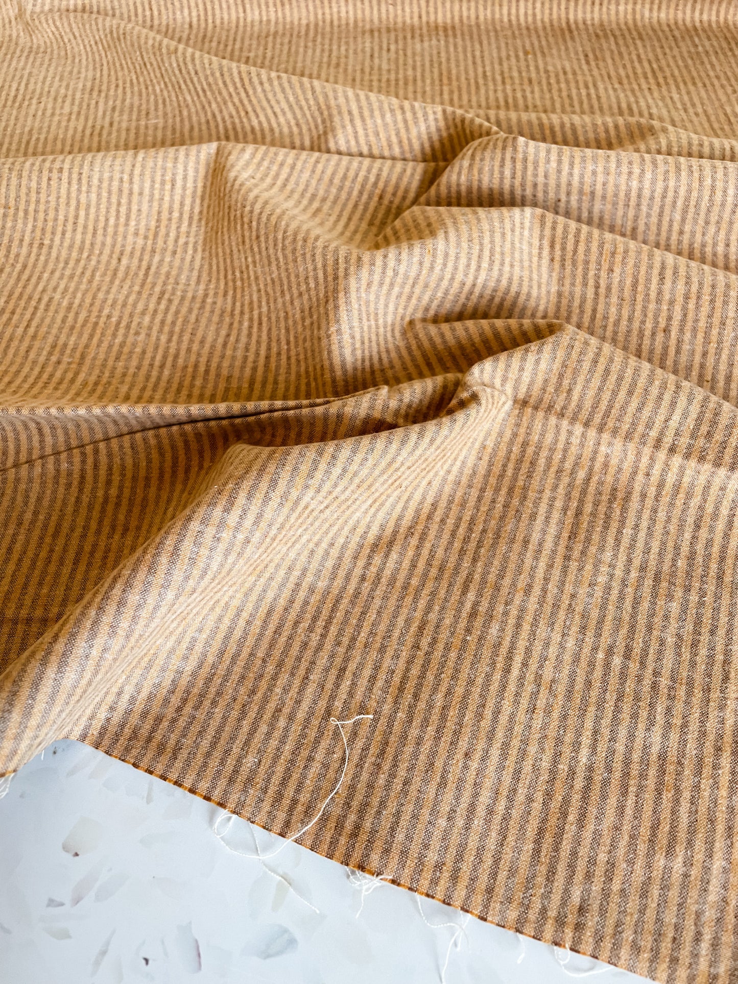 Brushed Cotton – Barley Stripe