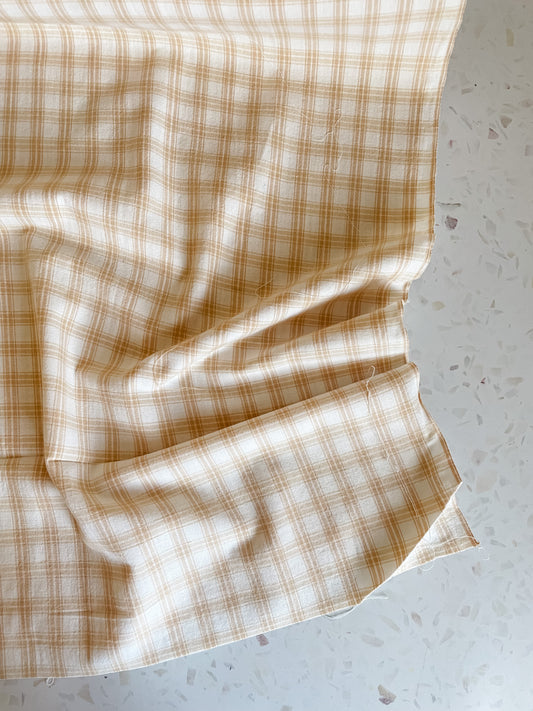 Brushed Cotton – Butternut Plaid