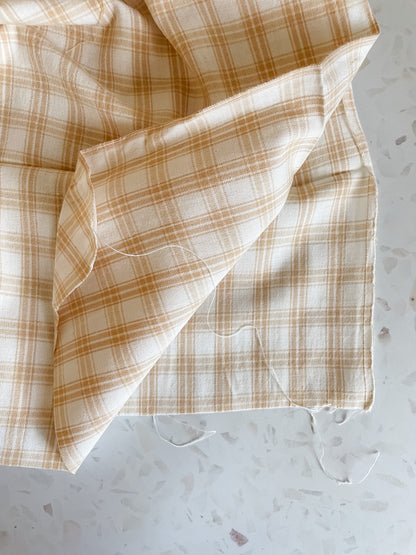 Brushed Cotton – Butternut Plaid