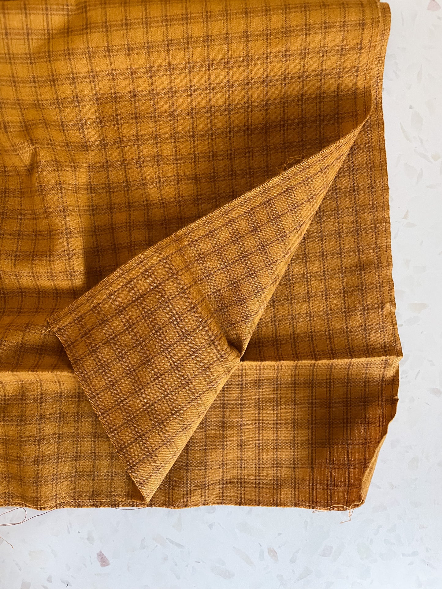Brushed Cotton – Amber Glow Plaid