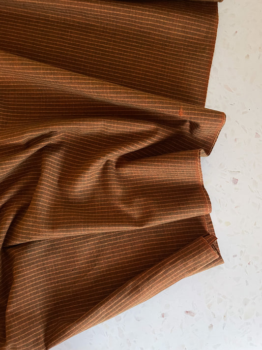 Brushed Cotton – Maple Syrup Grid