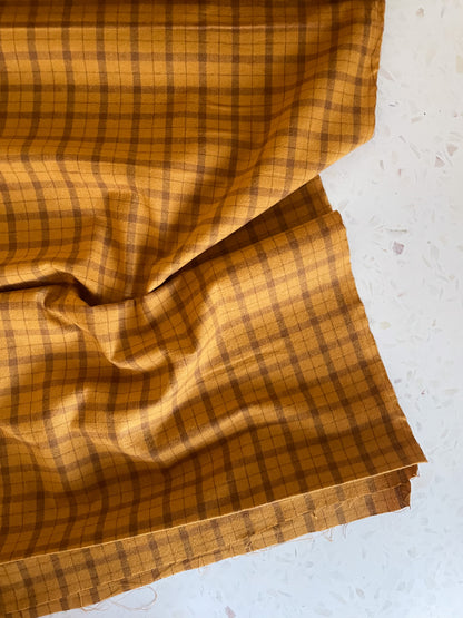 Brushed Cotton – Marigold Plaid