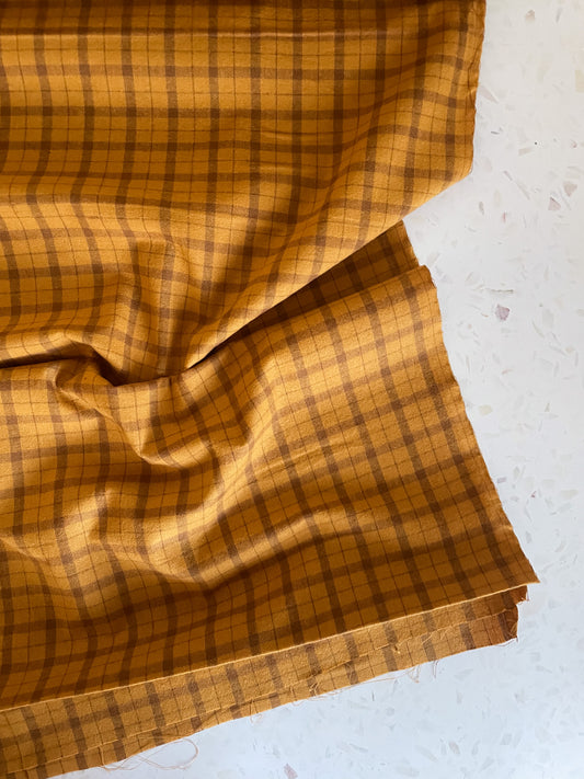 Brushed Cotton – Marigold Plaid
