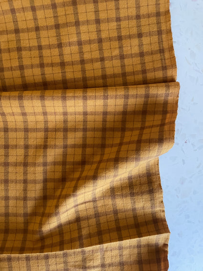 Brushed Cotton – Marigold Plaid