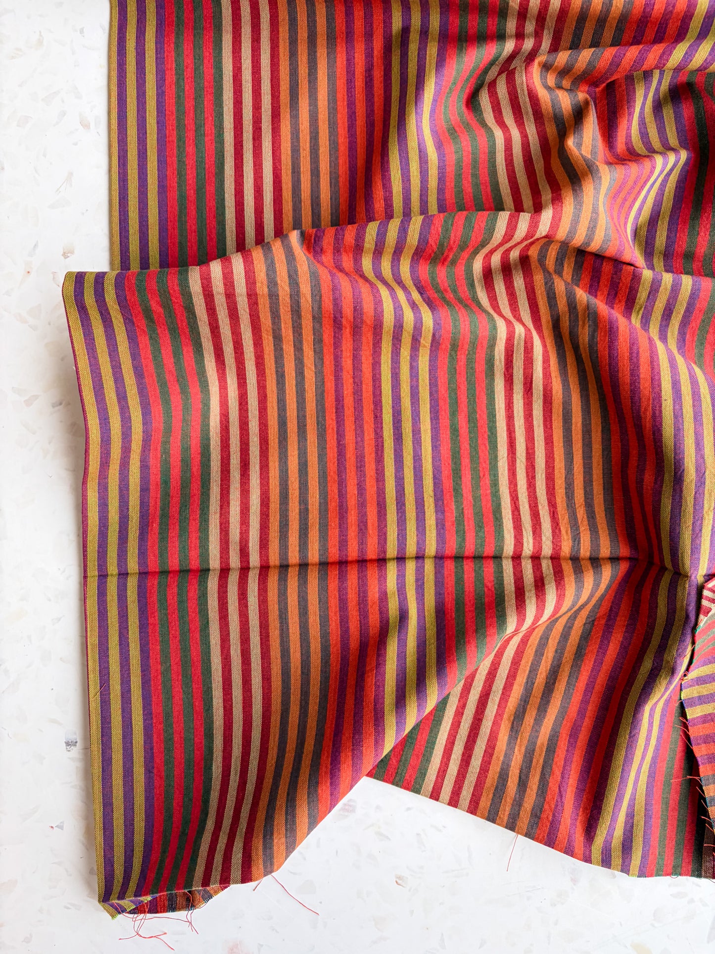 Cabana Stripes Cotton Woven in Antipasto