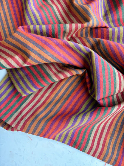 Cabana Stripes Cotton Woven in Antipasto