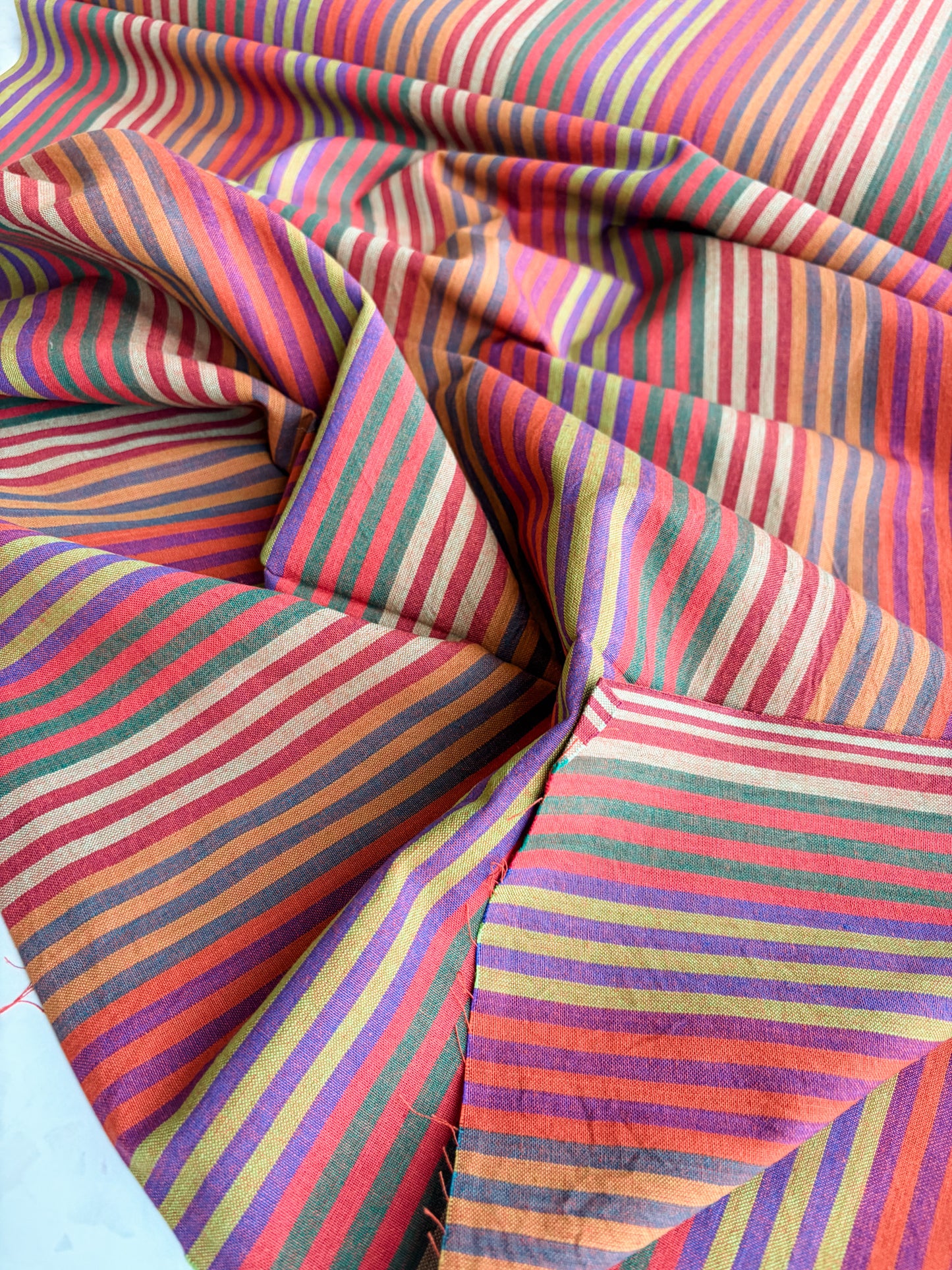Cabana Stripes Cotton Woven in Antipasto