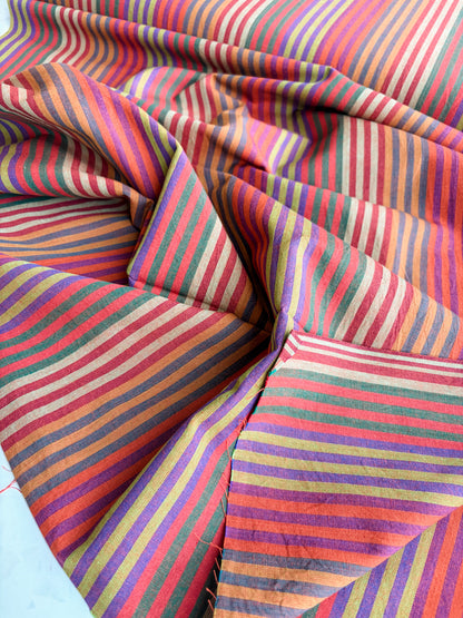 Cabana Stripes Cotton Woven in Antipasto