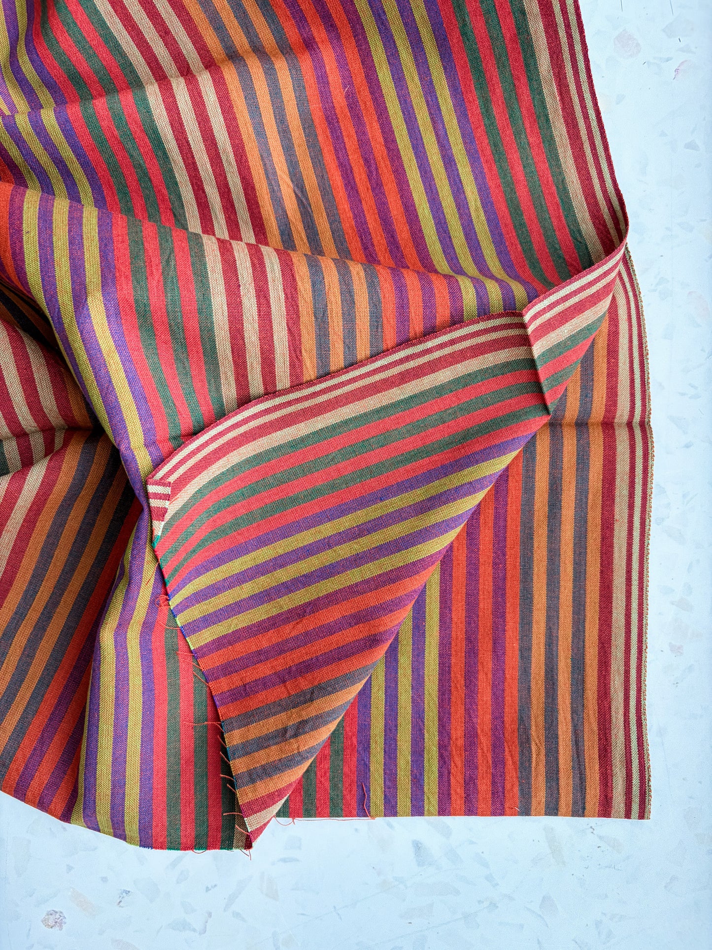 Cabana Stripes Cotton Woven in Antipasto