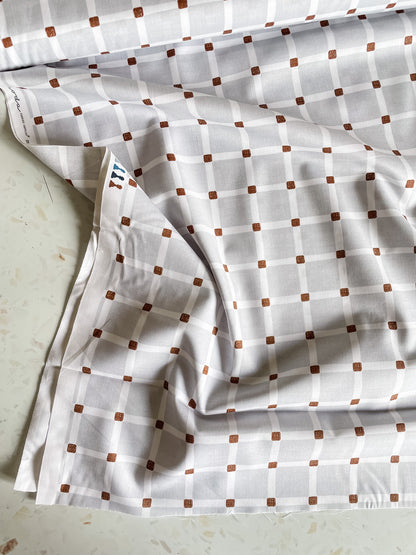 For My Boys Quilting Cotton – Henry in Silver
