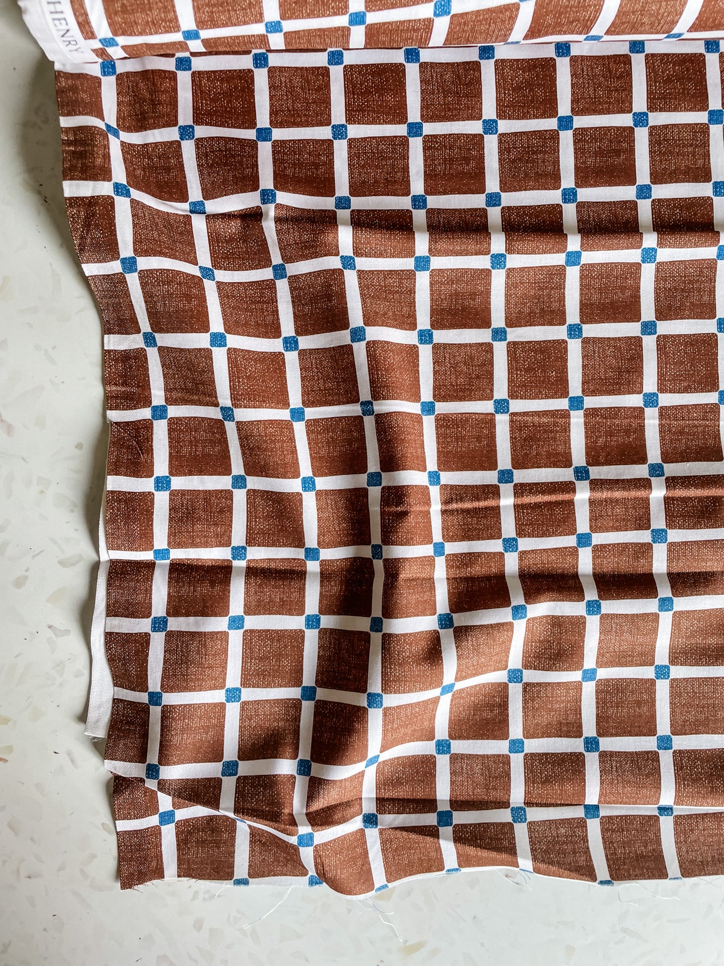 For My Boys Quilting Cotton – Henry in Coco