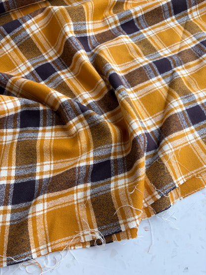 Mammoth Flannel in Saffron
