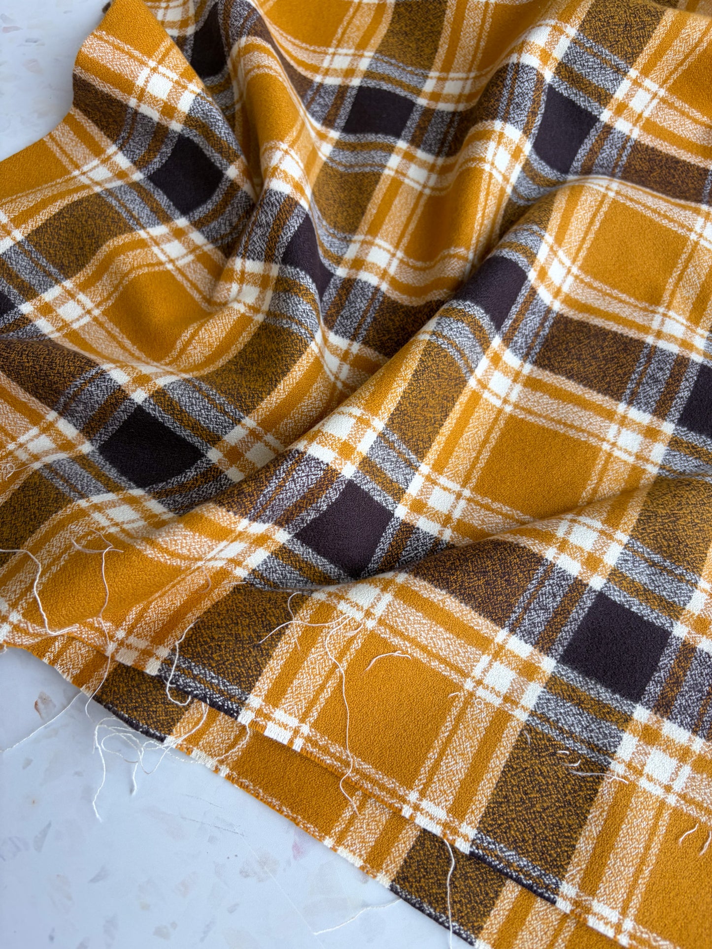 Mammoth Flannel in Saffron