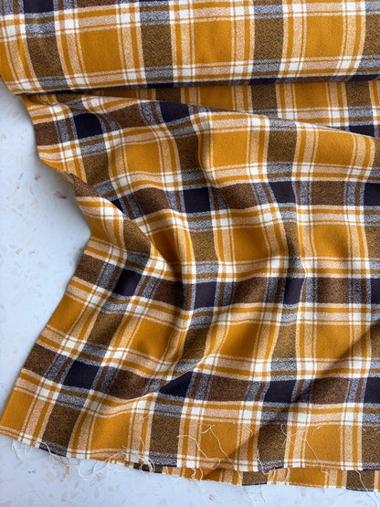 Mammoth Flannel in Saffron