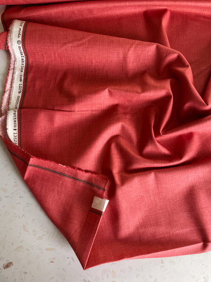 French General Quilting Cotton Solids – Faded Red