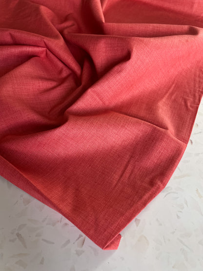 French General Quilting Cotton Solids – Faded Red