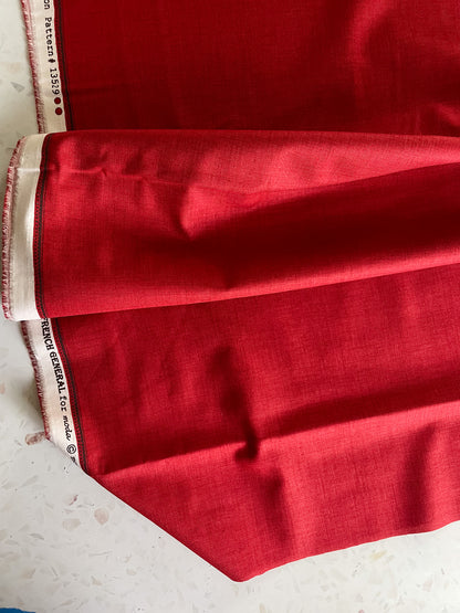 French General Quilting Cotton Solids – Rouge