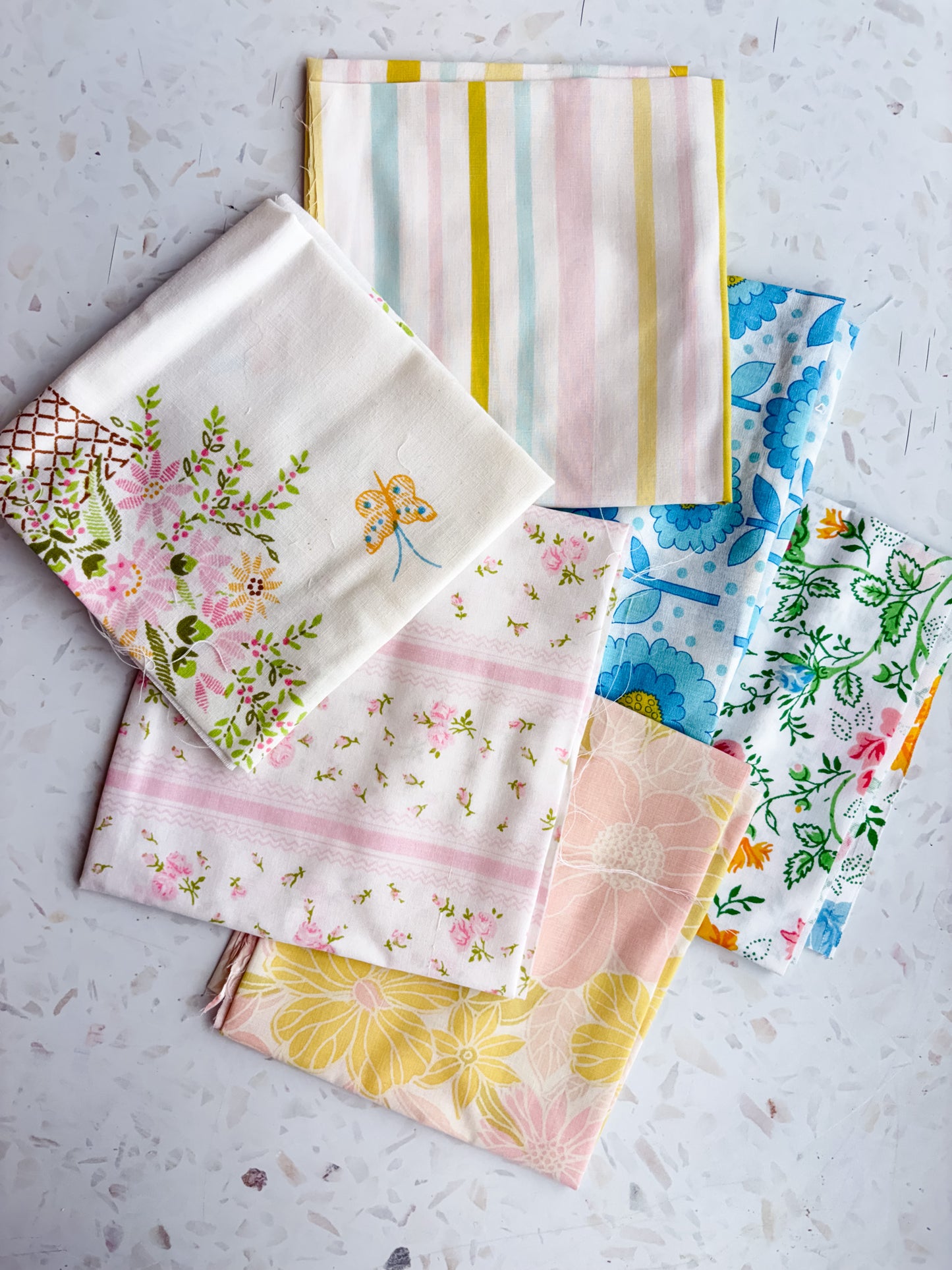 Vintage Fat Quarter Bundle (6) by Quilts on the Side