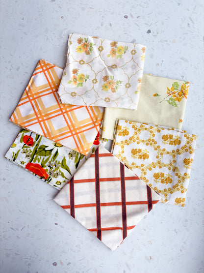 Vintage Fat Quarter Bundle (6) by Quilts on the Side